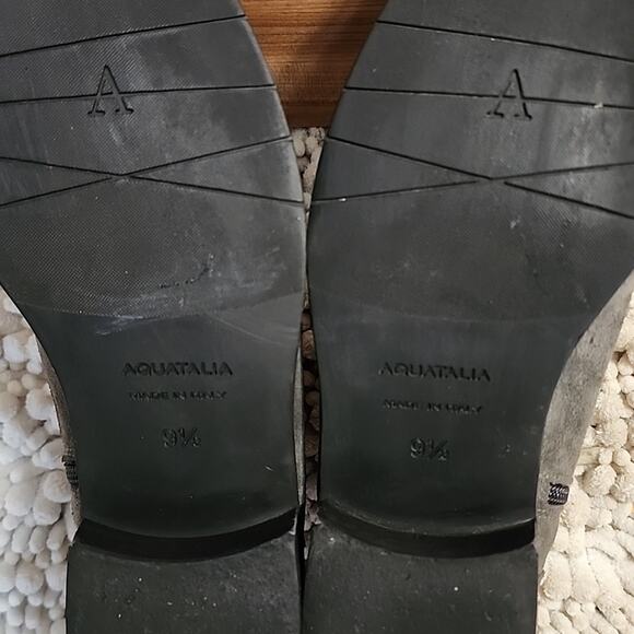 AQUATALIA STYLE CARMIE GREY ZIPPER CLOSURE HEEL BOOTIES WOMAN'S SIZE 9.5 NWOB - Picture 14 of 15